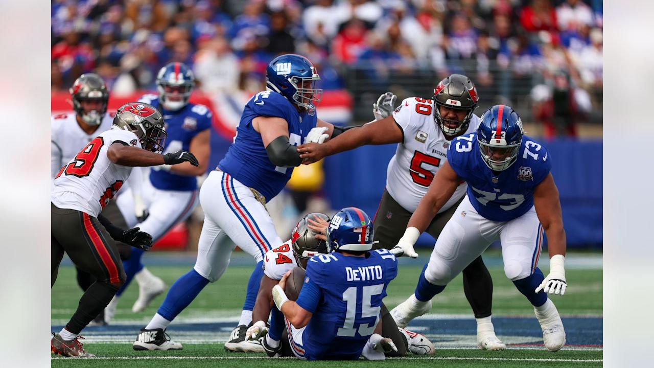 Tampa Bay Buccaneers vs New York Giants Match Player Stats