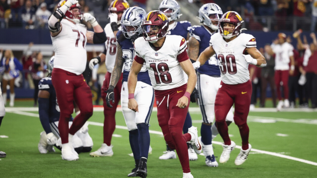 washington commanders vs dallas cowboys match player stats